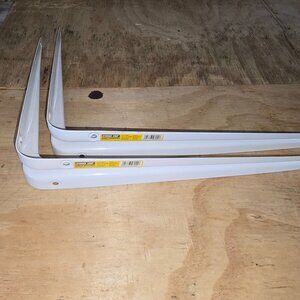 White Shelf Hangers 8x10 Set of 2